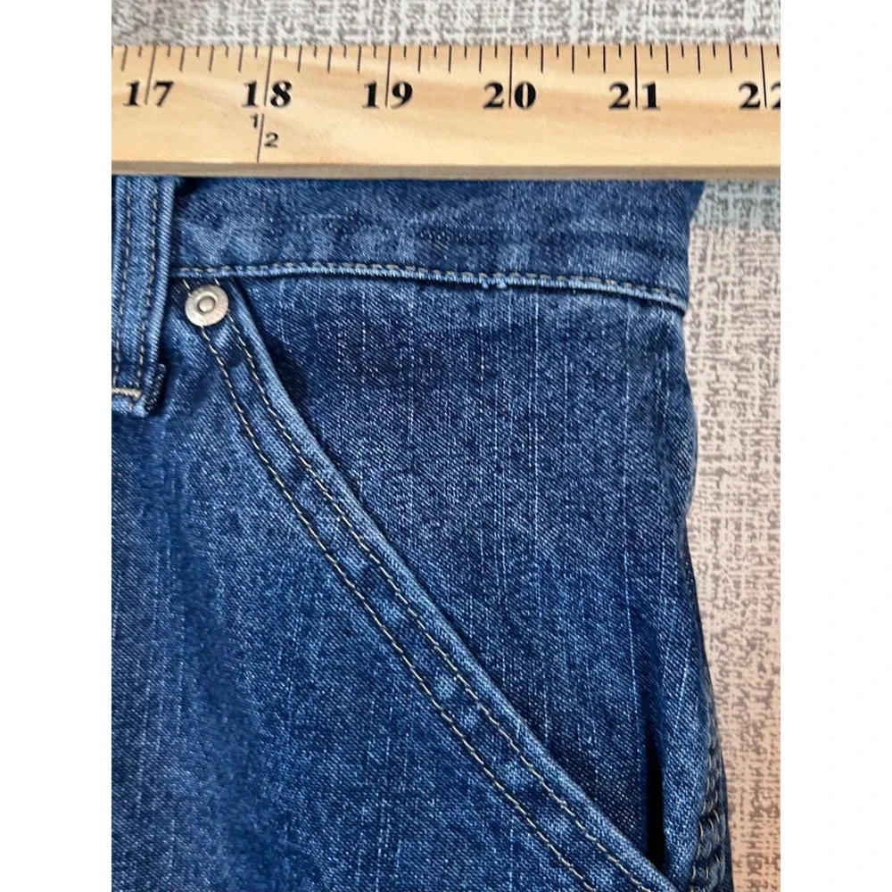 LL Bean Womens Fleece Crop Cardigan Teal Blue Button‎ Front •L• Gorpcore Teacher